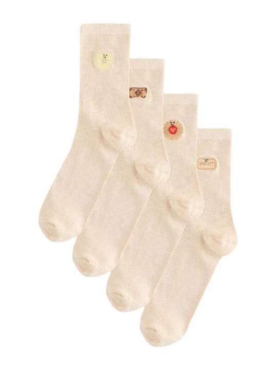 Obrázek produktu Next Ponožky béžová / krémová / světle žlutá