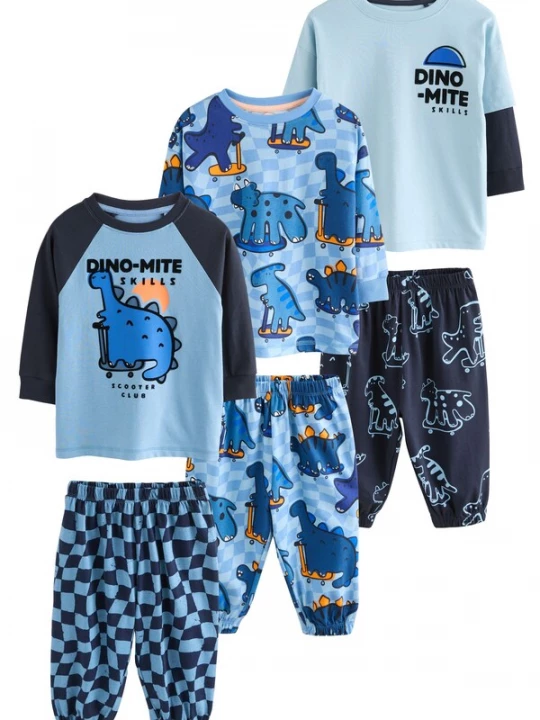 Obrázek produktu Next Pyžamo 'Oversized'  námořnická modř / světlemodrá