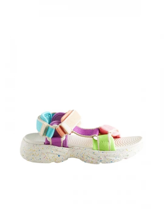 Obrázek produktu Next Sandály azurová / svítivě zelená / fialová / offwhite