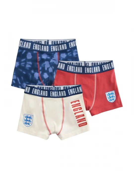 Obrázek produktu Next Spodní prádlo 'England FA' krémová / kobaltová modř / krvavě červená / bílá