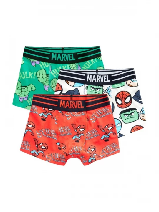 Obrázek produktu Next Spodní prádlo 'Marvel' limetková / jasně červená / černá / bílá