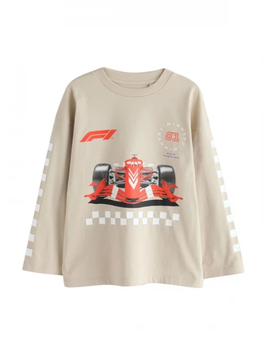 Obrázek produktu Next Tričko 'F1' béžová / červená / černá / bílá