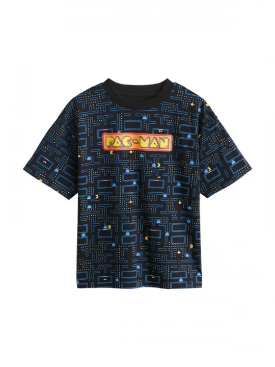 Obrázek produktu Next Tričko 'Pac Man' královská modrá / žlutá / oranžová / černá