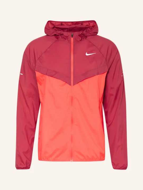 Obrázek produktu Nike Běžecká Bunda Stride červená / šedá / tmavě červená