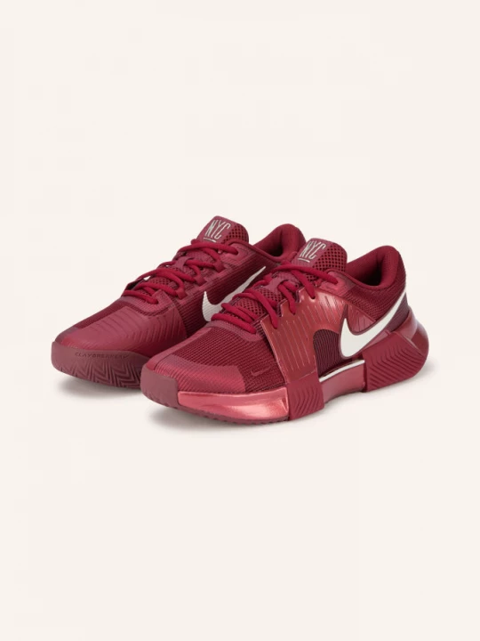Obrázek produktu Nike Boty Na Tenis Zoom Gp Challenge 1.5 Premium tmavě červená / šedá / bílá