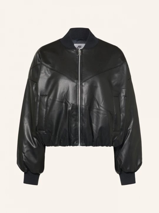 Obrázek produktu Nike Bunda Pleather Bomber V Koženém Vzhledu černá