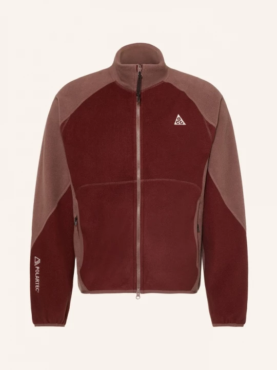 Obrázek produktu Nike Fleecová Mikina Acg „Wolf Tree“ tmavě červená / starorůžová / bílá