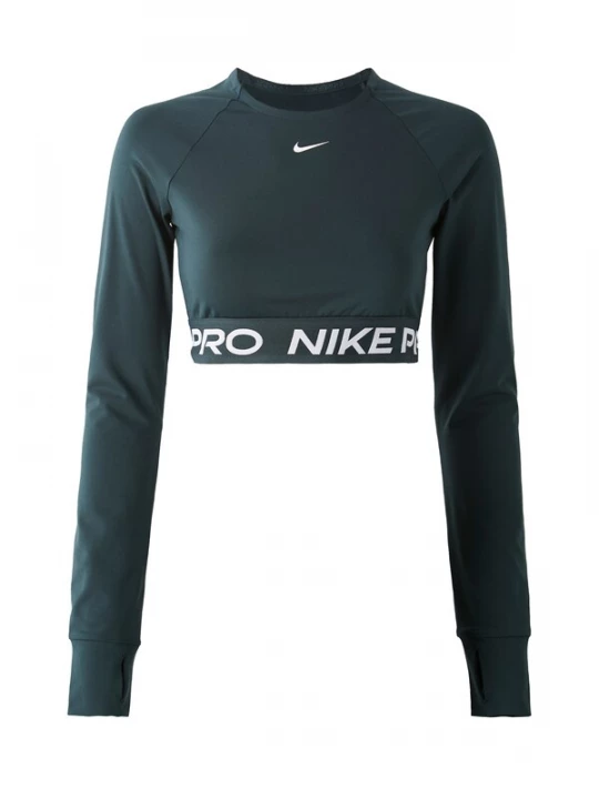 Obrázek produktu NIKE Funkční tričko 'PRO' tmavě zelená / bílá