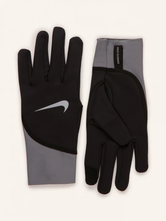 Obrázek produktu Nike Multisportovní Rukavice Pacer Midweight S Funkcí Pro Ovládání Dotykových Displejů černá / šedá