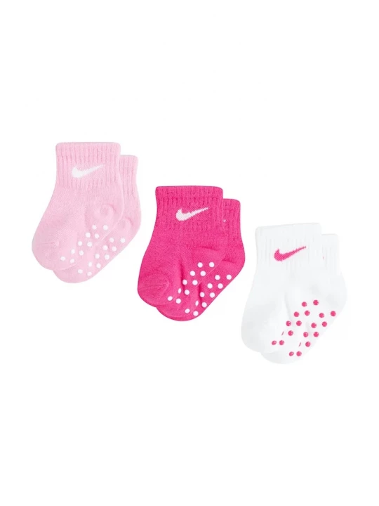 Obrázek produktu Nike ponožky kojenecké 3-pack růžová