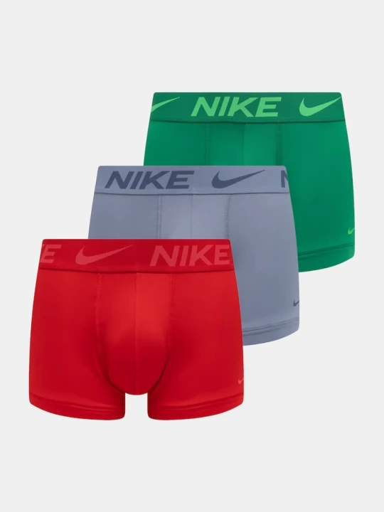 Obrázek produktu Nike přiléhavé boxerky pánské 3-pack zelená