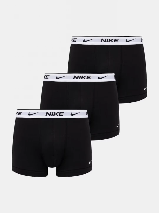 Obrázek produktu Nike přiléhavé boxerky pánské bavlněné elastanem 3-pack černá