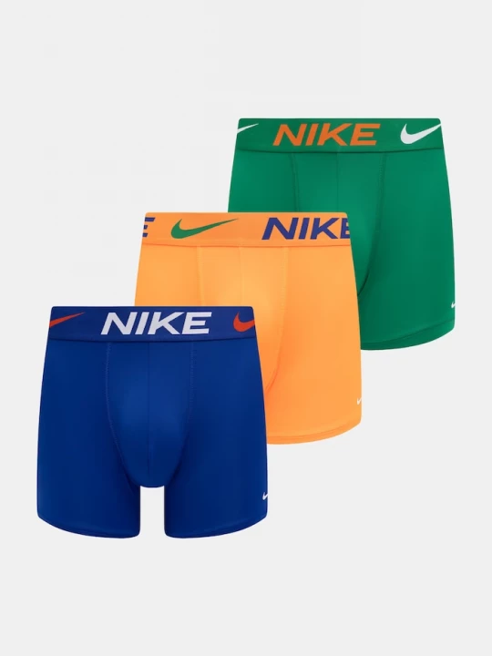 Obrázek produktu Nike přiléhavé boxerky pánské bavlněné elastanem 3-pack zelená