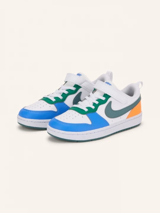 Obrázek produktu Nike Sneakersy Court Borough Low Recraft bílá / tmavě šedá / neonově oranžová