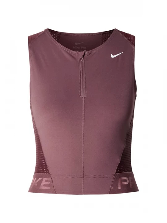 Obrázek produktu NIKE Sportovní top cyclam / burgundská červeň / bílá