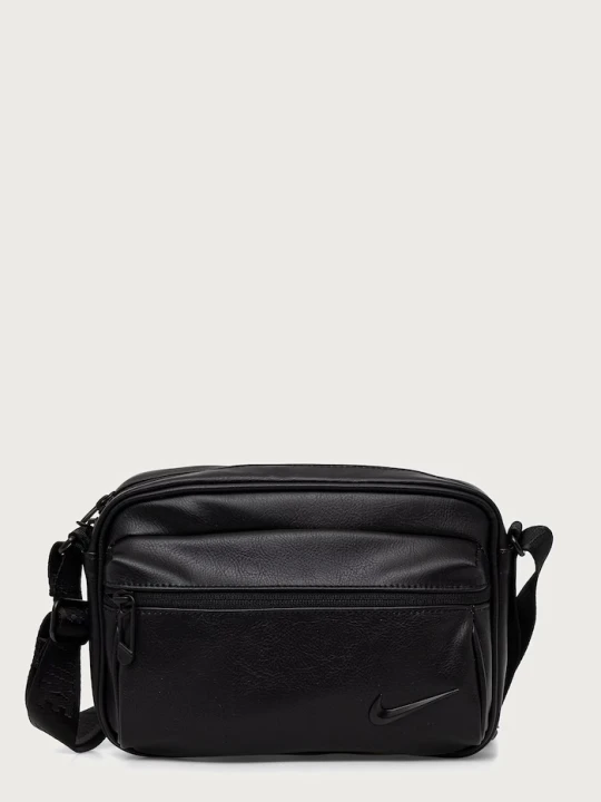 Obrázek produktu Nike Sportswear crossbody kabelka dámská z imitace kůže Heritage Premium černá