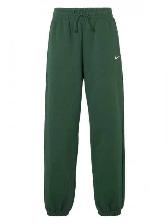 Obrázek produktu Nike Sportswear Kalhoty 'Phoenix Fleece' tmavě zelená / bílá