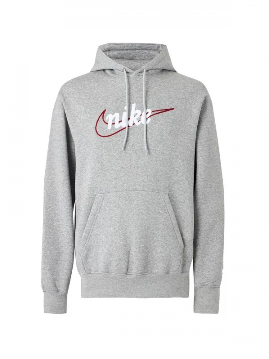 Obrázek produktu Nike Sportswear Mikina 'CLUB' rezavě hnědá / šedý melír / bílá