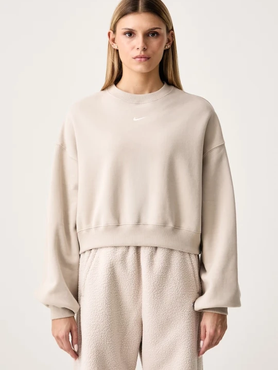 Obrázek produktu Nike Sportswear mikina dámská s bavlnou Studio Fleece béžová