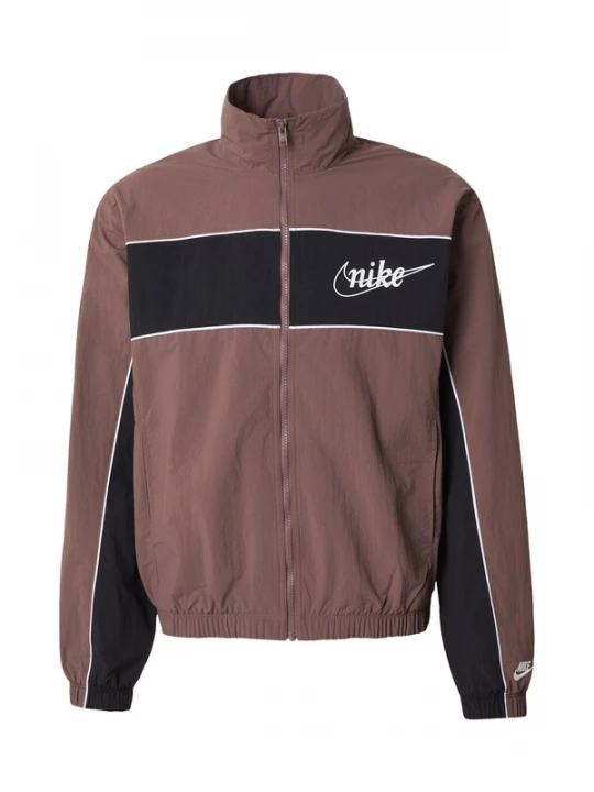 Obrázek produktu Nike Sportswear Přechodná bunda 'CLUB' čokoládová / černá / bílá