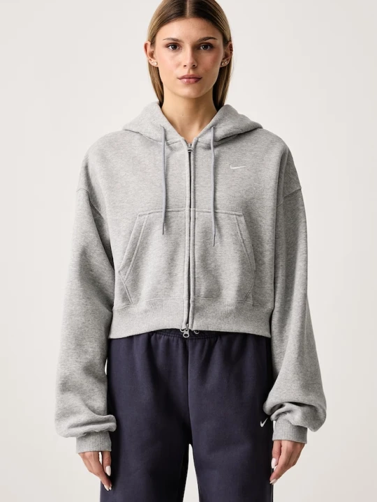 Obrázek produktu Nike Sportswear rozepínací mikina s kapucí dámská s bavlnou Studio Fleece