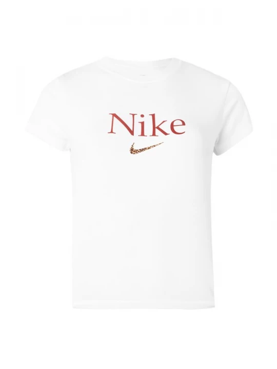 Obrázek produktu Nike Sportswear Tričko hnědá / cappuccino / červená třešeň / bílá