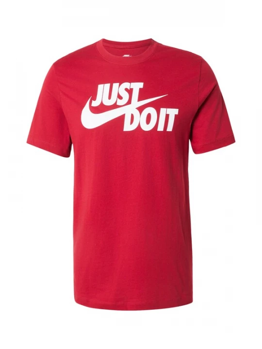 Obrázek produktu Nike Sportswear Tričko 'Swoosh' červená / bílá