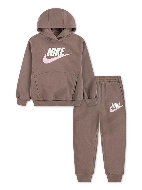 Obrázek produktu Nike teplákový set dětský s bavlnou hnědá