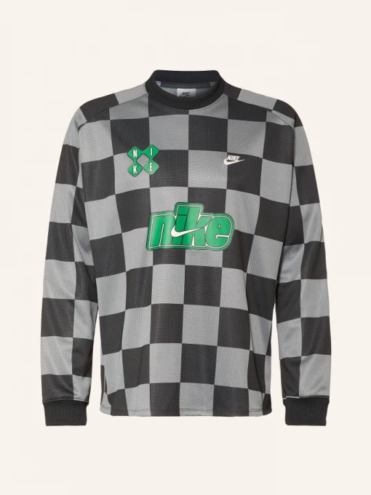 Obrázek produktu Nike Tričko S Dlouhým Rukávem Sportswear Club tmavě šedá / zelená / černá