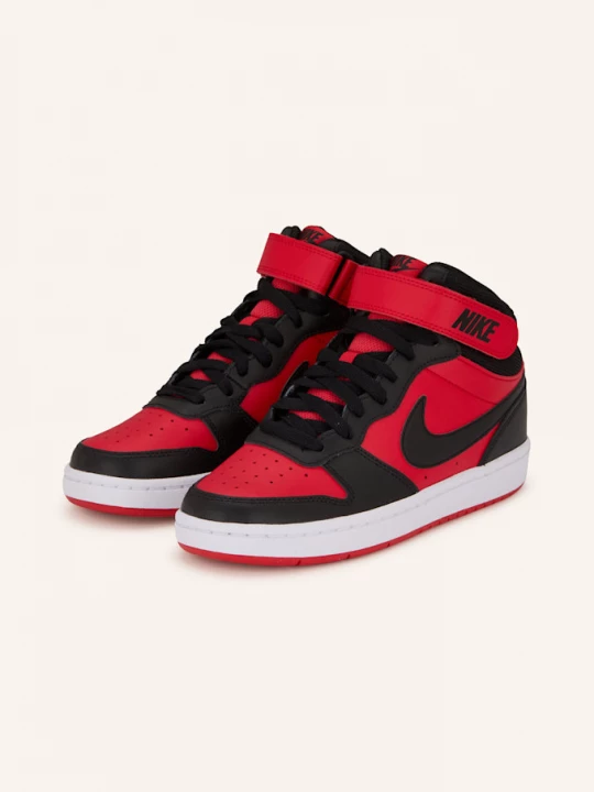 Obrázek produktu Nike Vysoké Sneakersy Court Borough Mid 2 černá / červená