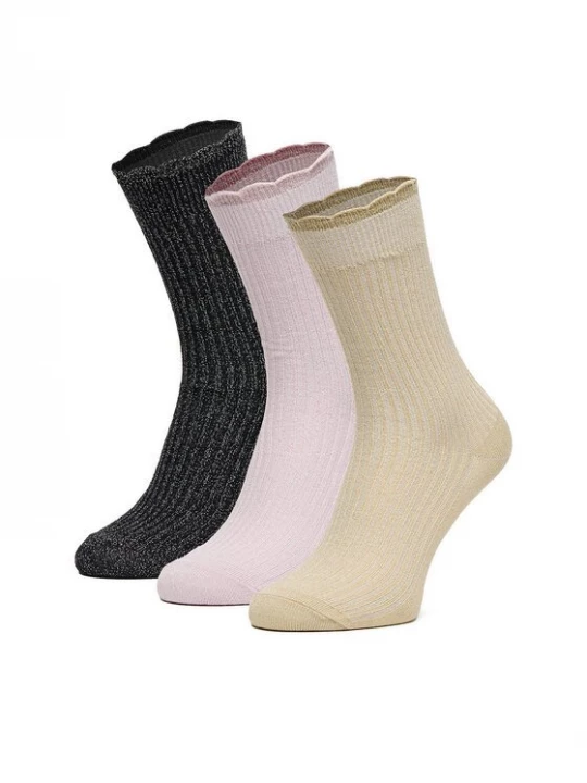 Obrázek produktu Nine West Dlouhé ponožky CEO_AS_NW_07_W_AW25 (3 PACK) mix Růžová