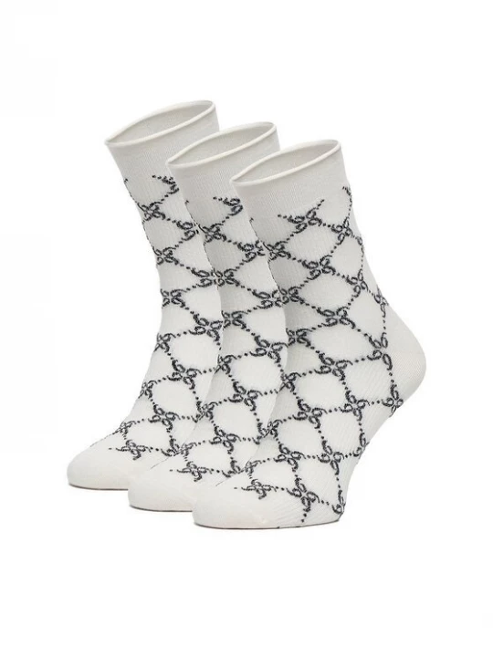 Obrázek produktu Nine West Dlouhé ponožky CEO_BR_NW_Silver_01_Z_AW25 (3 PACK) Černá