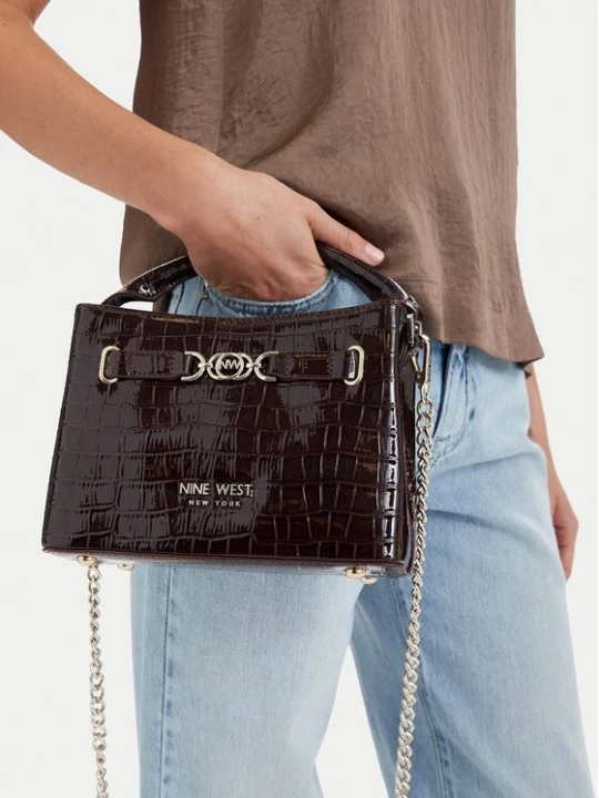 Obrázek produktu Nine West Kabelka EO-CITY GRACE-LDA9420 CROCO Hnědá