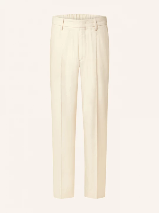 Obrázek produktu Nn.07 Chino Kalhoty Kay Relaxed Fit S Lnem béžová