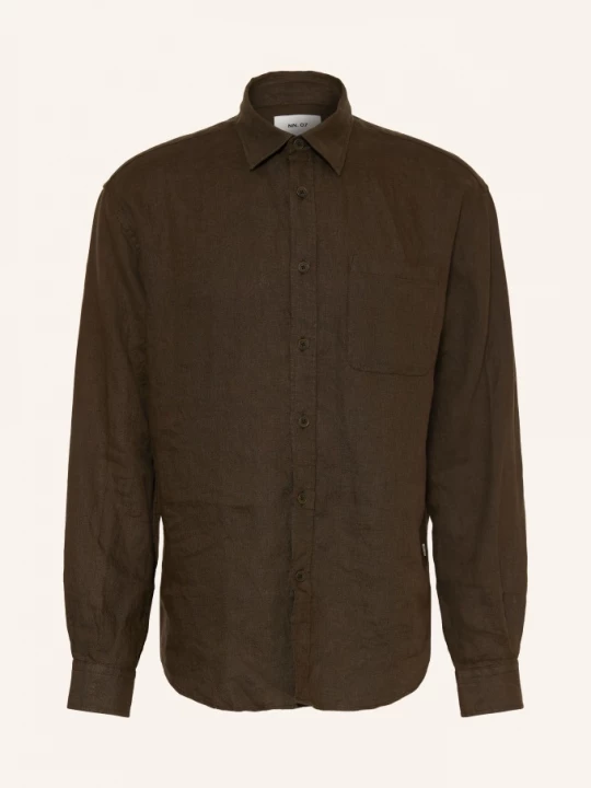 Obrázek produktu Nn.07 Lněná Košile Dino Comfort Fit khaki