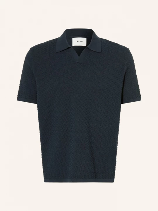 Obrázek produktu Nn.07 Pletené Polo Tričko Paul tmavě modrá