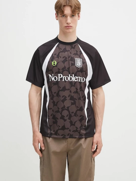 Obrázek produktu No Problemo Tričko No Problemo Area 51 Football Shirt černá