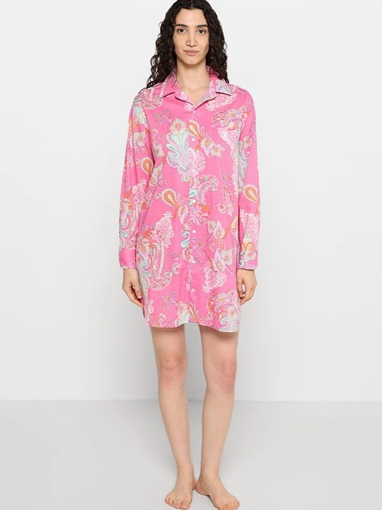 Obrázek produktu Noční košile Lauren Ralph Lauren jasně růžová