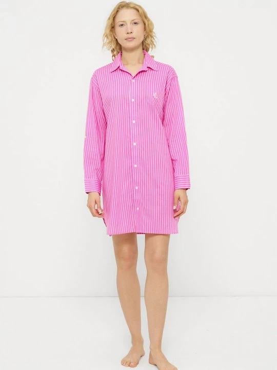 Obrázek produktu Noční košile Lauren Ralph Lauren mramorově růžová