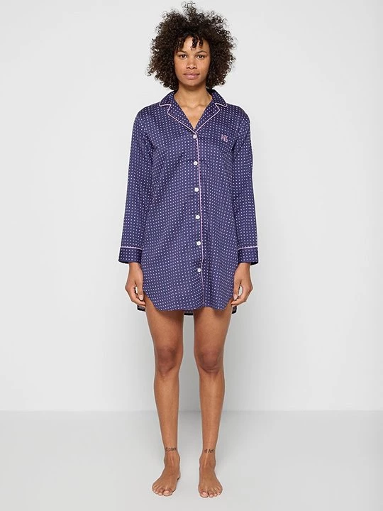 Obrázek produktu Noční košile Lauren Ralph Lauren tmavě modrá