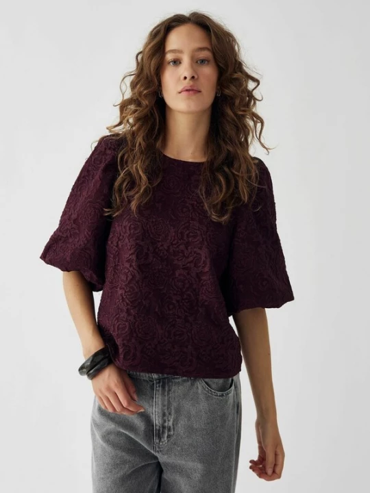Obrázek produktu Noella Tričko ' N-Shelly Blouse ' vínově červená