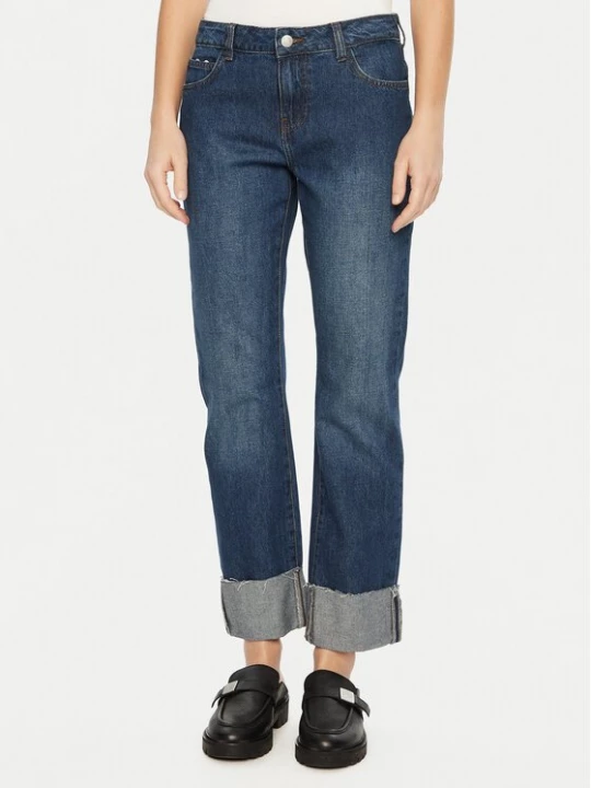 Obrázek produktu Noisy May Jeansy Sanja 27033147 Tmavomodrá Straight Fit