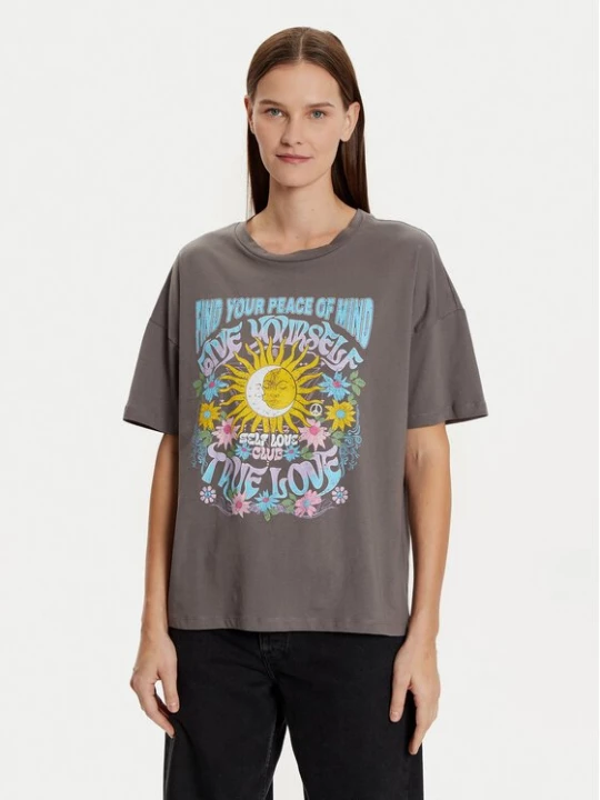 Obrázek produktu Noisy May T-Shirt Ida 27033306 Šedá Loose Fit