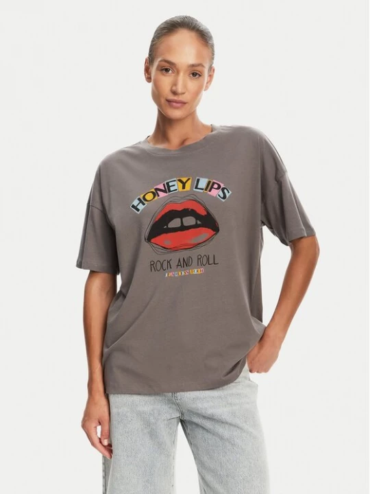 Obrázek produktu Noisy May T-Shirt Ida 27034417 Šedá Relaxed Fit