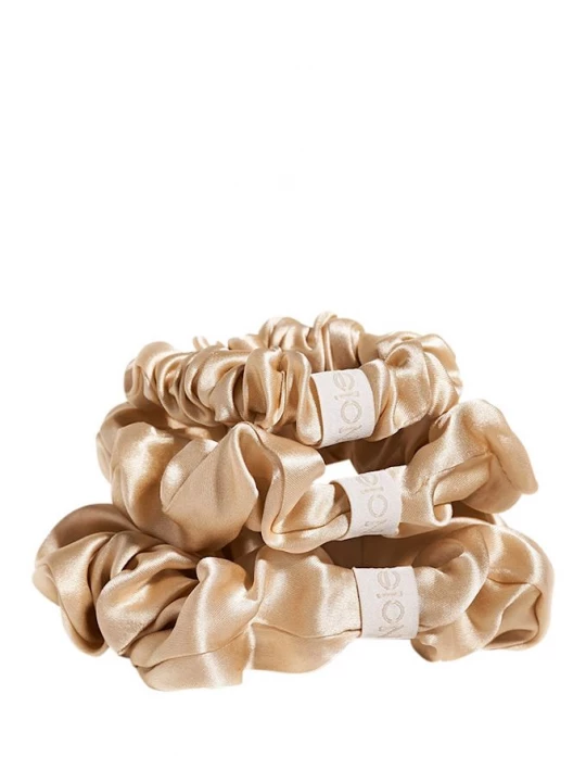 Obrázek produktu Noles Sada Gumiček Scrunchie pískově hnědá