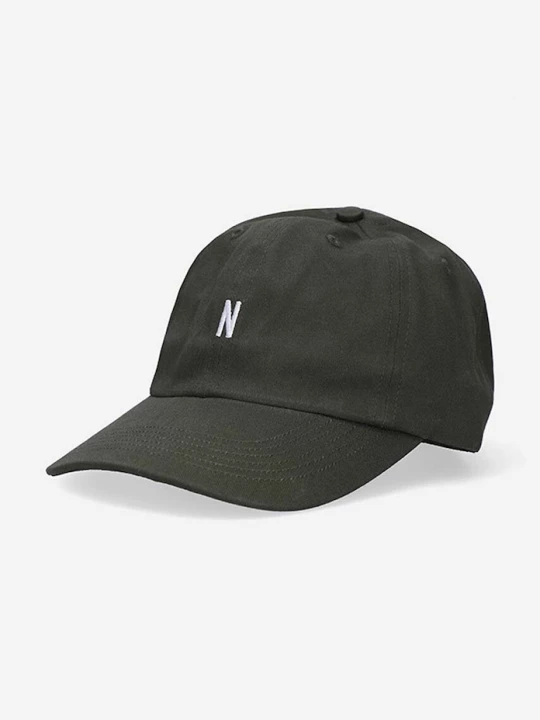 Obrázek produktu Norse Projects Bavlněná baseballová čepice Norse Projects Twill Sports Cap zelená
