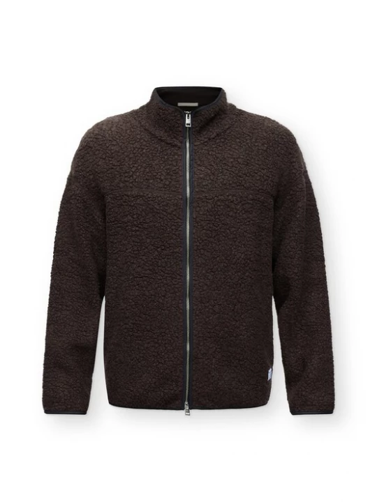 Obrázek produktu NORSE PROJECTS Fleecová mikina 'Bjerget' čokoládová