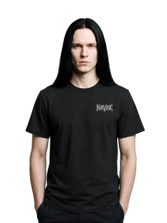 Obrázek produktu Norvine Tričko 'Norvine Metal Veins Organic T-Shirt' černá