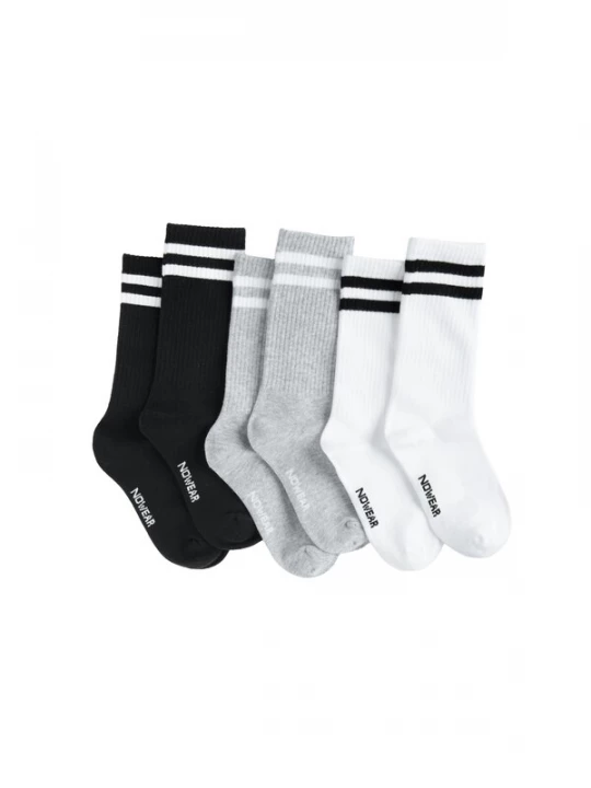 Obrázek produktu NoWear Ponožky šedá / černá / bílá