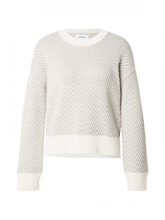 Obrázek produktu NÜMPH Svetr 'RAVISSI' šedá / růžová / offwhite